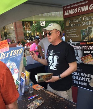 Goobin' the shab at Chicago's Printers Row Lit Fest, 2017.