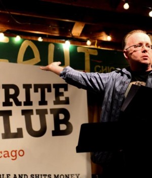 Competing at Write Club for the Loving Cup of Endless F'ing Glory. February 2013.