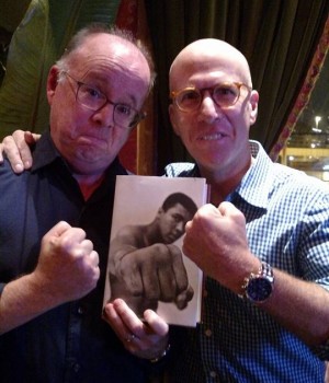 With Jonathan Eig at his launch for ALI: A LIFE, the greatest bio about The Greatest!  November 2017